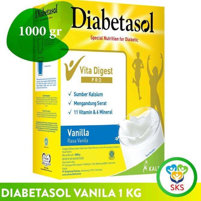 

BISA COD Diabetasol Vanila Jumbo 1000 gram / 1 kg - Vanila