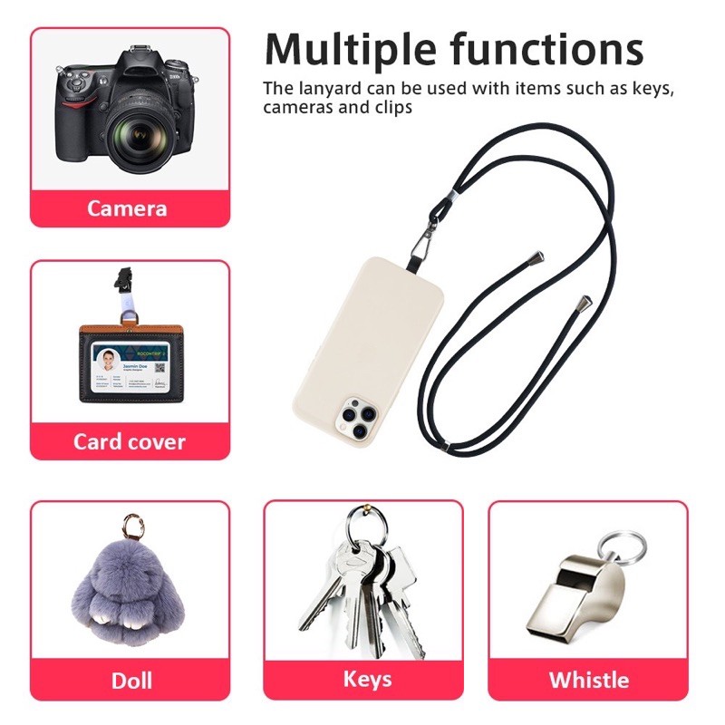 GANTUNGAN TALI UNIVERSAL/NAGITA/Strap lanyard panjang/OPPO REALME SAMSUNG VIVO XIAOMI