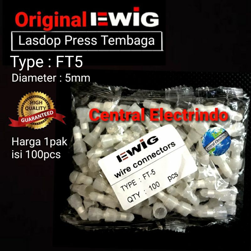 Lasdop Press EWIG FT5 Tembaga 100pcs per pack.