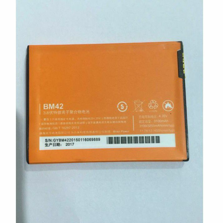 batre xiaomi BM42 ORI