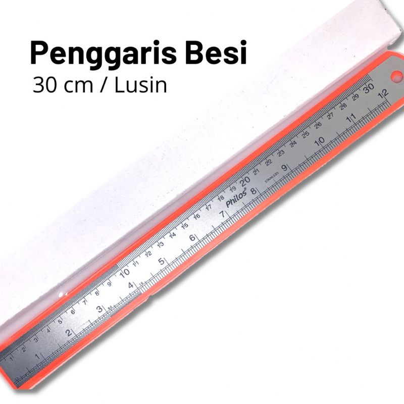 

PENGGARIS BESI 30CM PER 1 PCSSS
