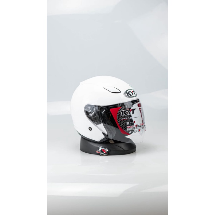 HELM KYT DJ MAXI WHITE GLOSS