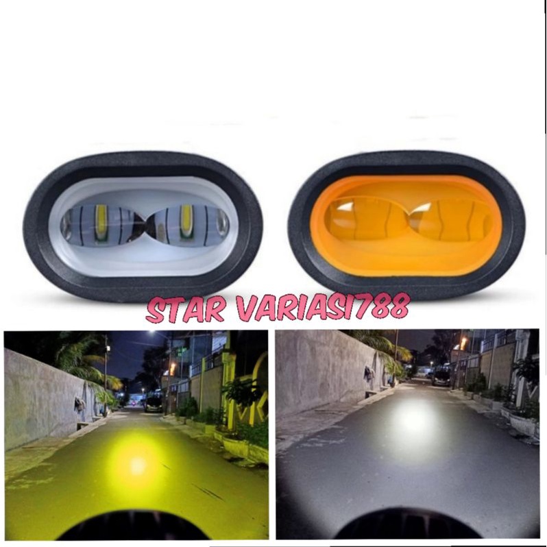 Lampu tembak sorot LED owl 20 watt 3 mode worklinght cree 2 mata waterproof