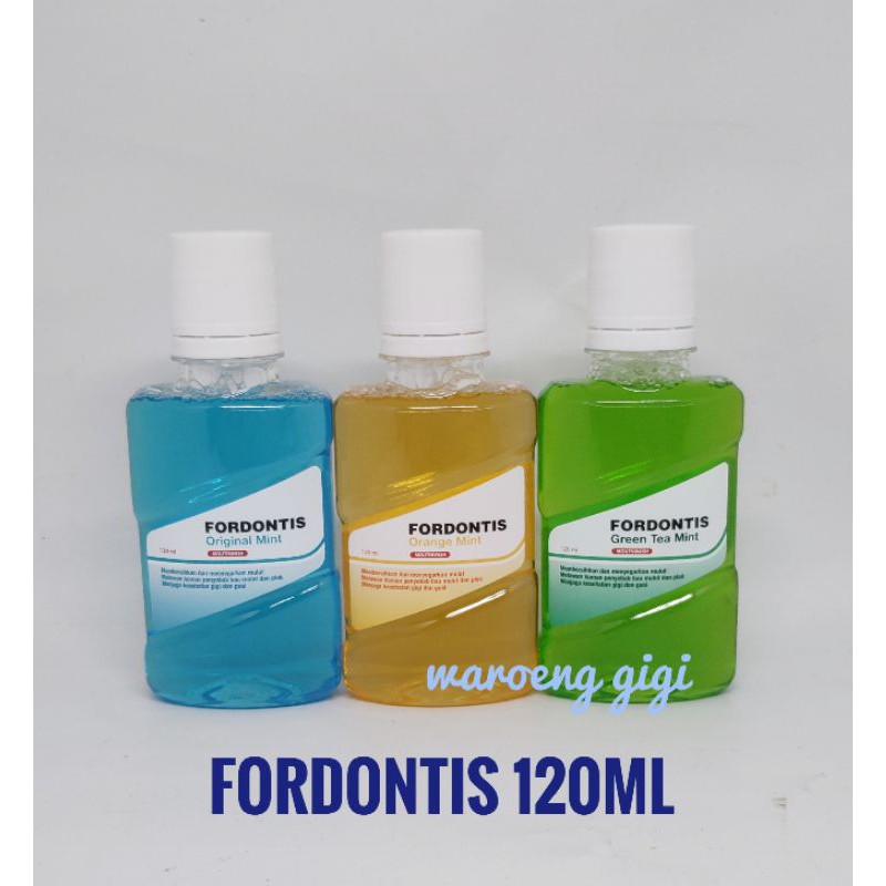 FORDONTIS Mouthwash Obat Kumur 120ml by Konimex (BOTOL KECIL)