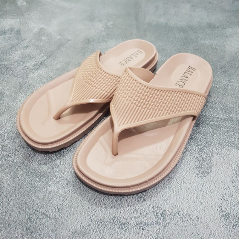 Balance Sandal Jepit Wanita Jelly Karet Import Sendal Perempuan BLC -1607 CLARIE