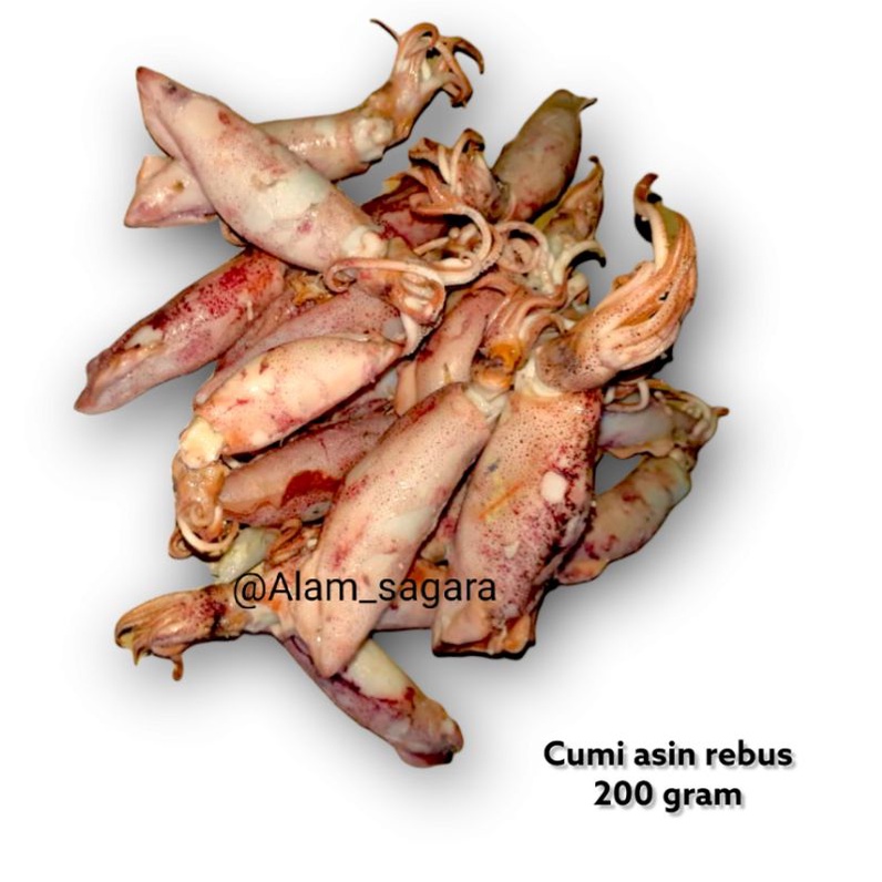 

cumi asin telor rebus super tanpa bahan pengawet 4-7 cm