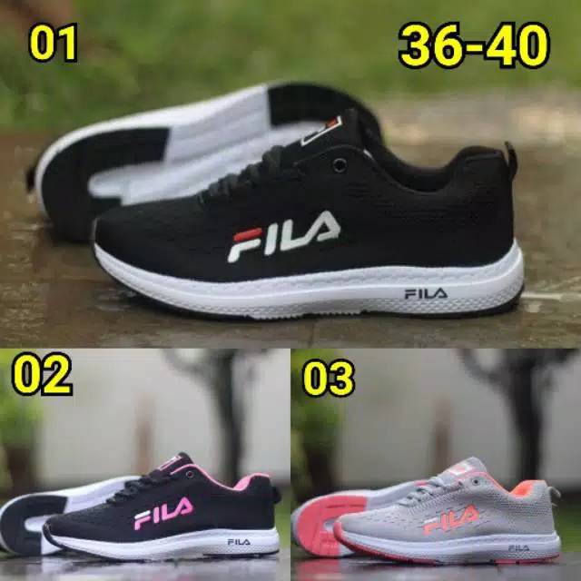 Sepatu FILA Running Sepatu FILA Wanita Size 36 - 40 Import Quality Made In Vietnam