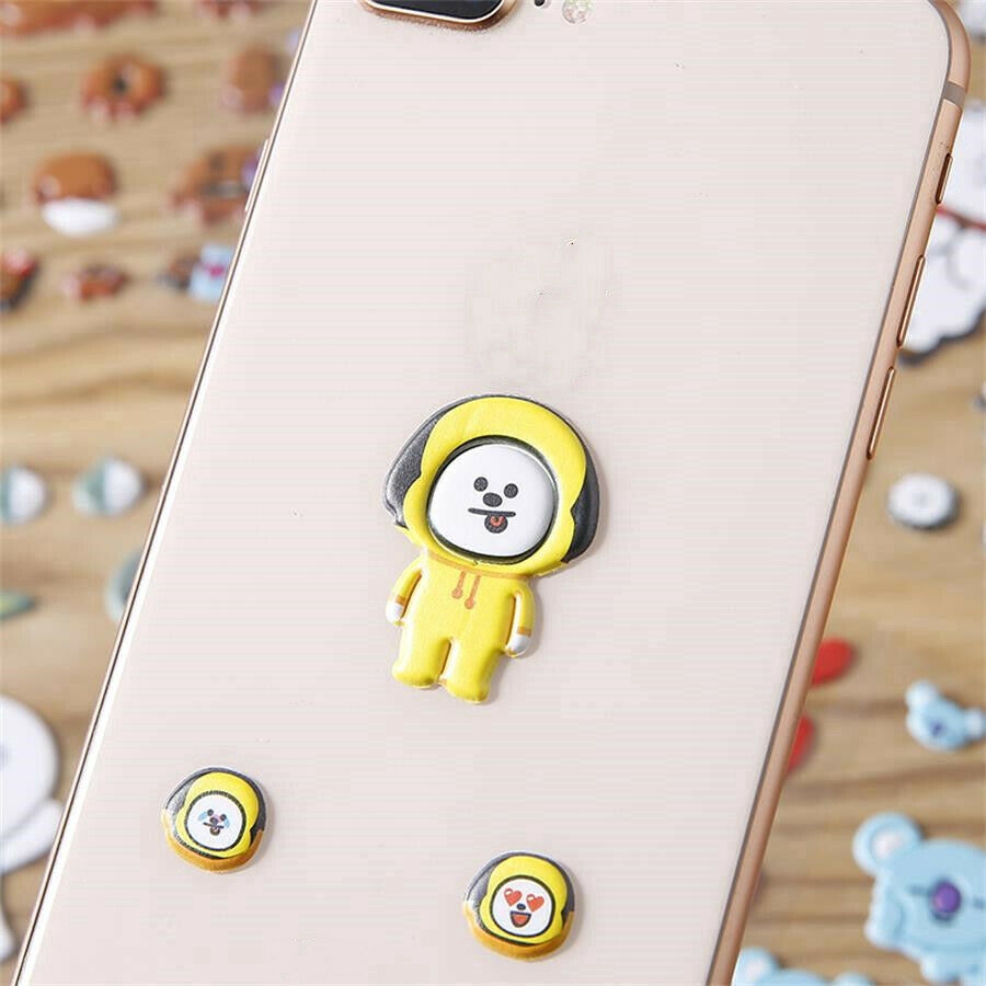 

GU06 Sticker 3D Karakter KPOP Korea / Tempelan Sticker Cartoon / Stiker Dekorasi