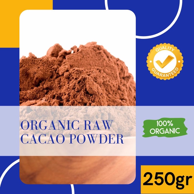 Raw Cacao Powder Organic 250gram || Coklat Bubuk