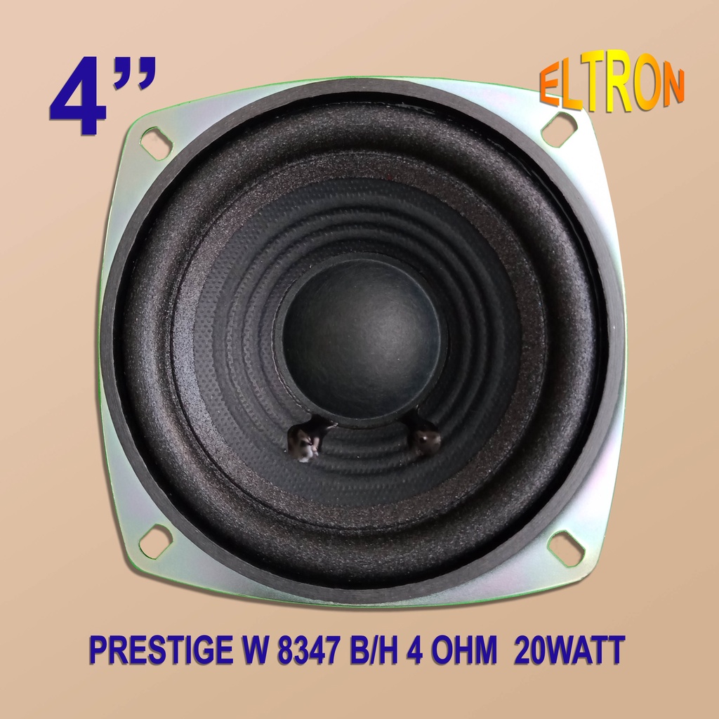 Speaker Woofer 4 inch Prestige W 8347 K/H 4 ohm 20 Watt