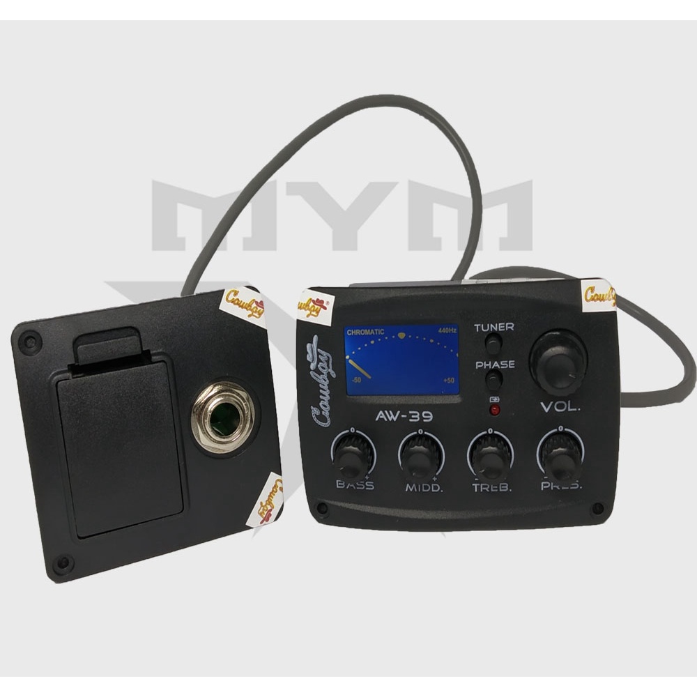 Preamp Equalizer Tuner merk Cowboy AW 39 Original