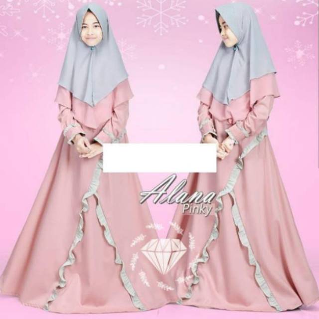 SYARI MOANA KID/GAMIS ANAK/GAMIS SET HIJAB/GAMIS BALOTELI/GAMIS MURAH/GROSIR TANAH ABANG/FREE ONGKIR
