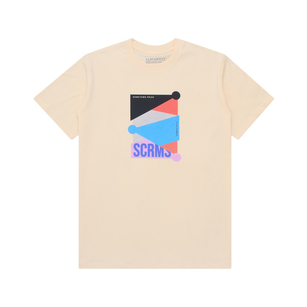 Screamous T-shirt - T SHIRT UPSIDE CREAM