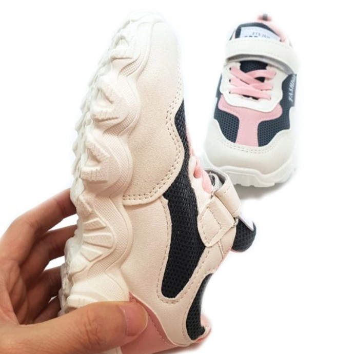 Sepatu Sneakers Anak Laki-laki dan perempuan Dearo NON LED Sepatu Tali Casual Korea Style Fashion