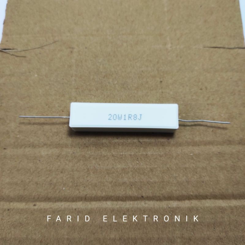 RESISTOR 20W 1R8 / 1.8 ohm 20WATT