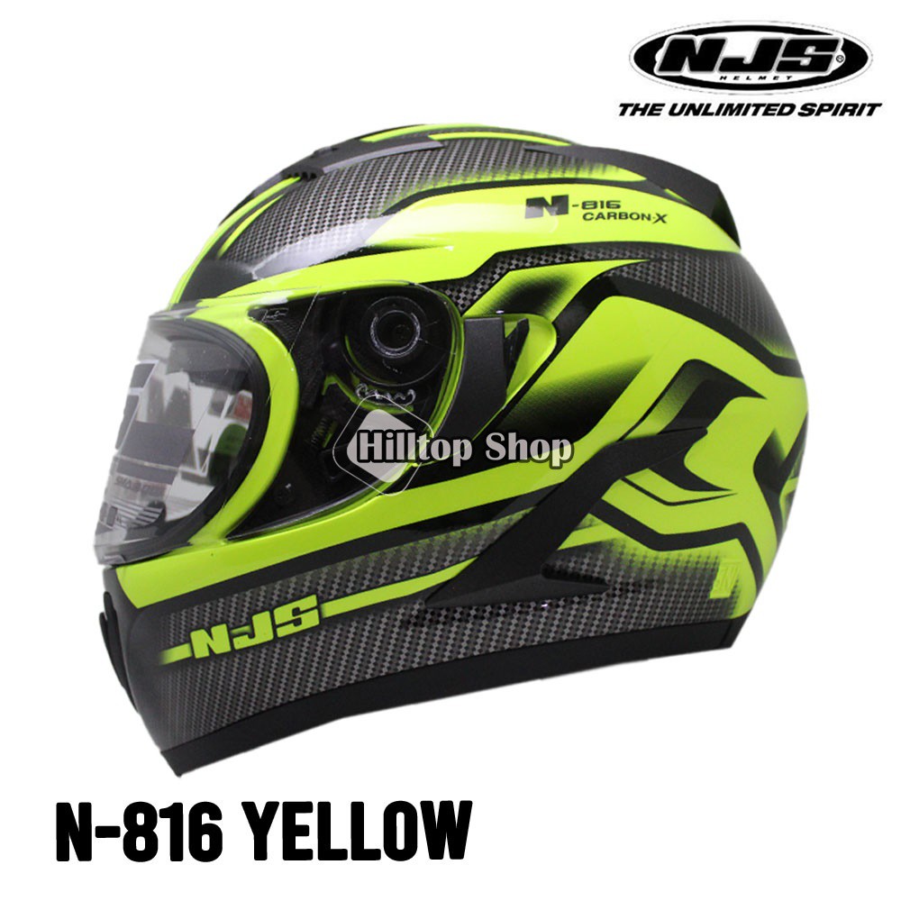 Helm NJS Shadow N 816 Carbon-X Full Face DV Helmet