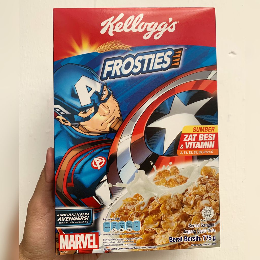 

KELLOGS FROSTIES 175 GRAM MARVEL SERIES