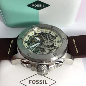 fossil me3082 45mm matic fullset box original Termurah