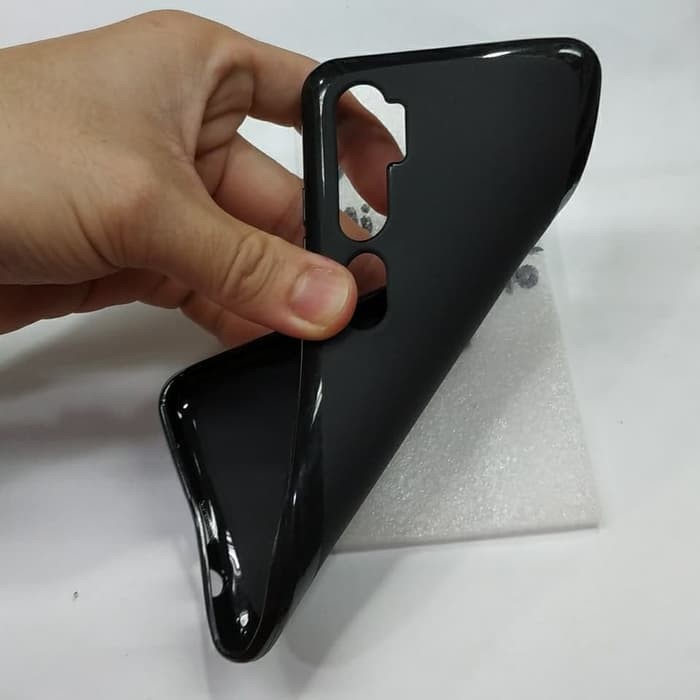 XIAOMI MI CC9 PRO karet softcase silikon karet hitam mantap