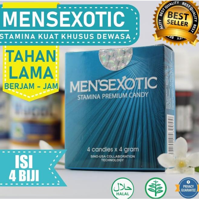 MANSEXOTIC Permen Candy Meningkatkan Stamina Vitalitas Pria laki Kuat