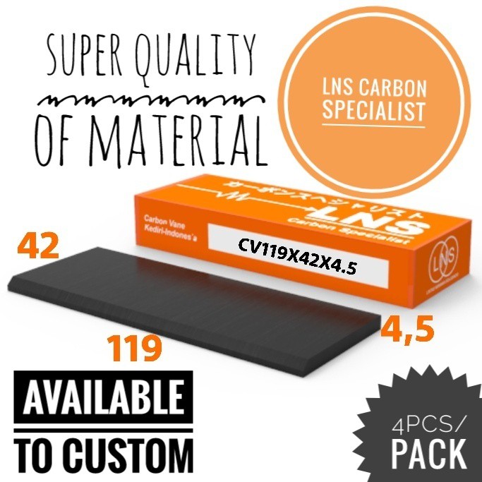 

carbon vane 119x42x4.5mm