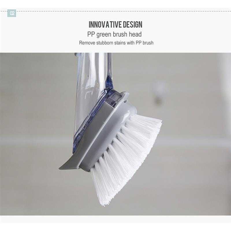 (100% BARANG ORI) ISHOWTIENDA Sikat Pembersih Cleaning Brush Dispenser Sabun Air - S0026