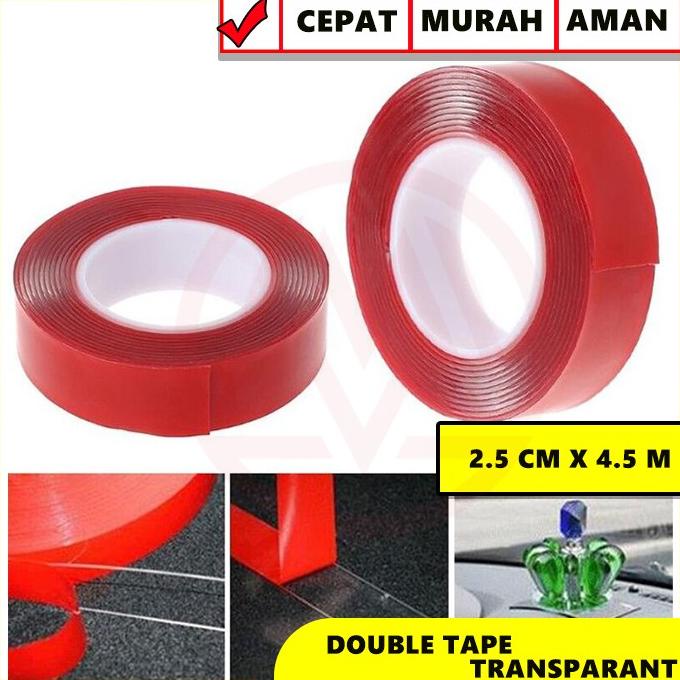 

PEREKAT 3M DOUBLE TAPE 3M CLEAR TRANSPARANT BENING 2.5CM PANJANG 4.5M modmark98 Segera Beli