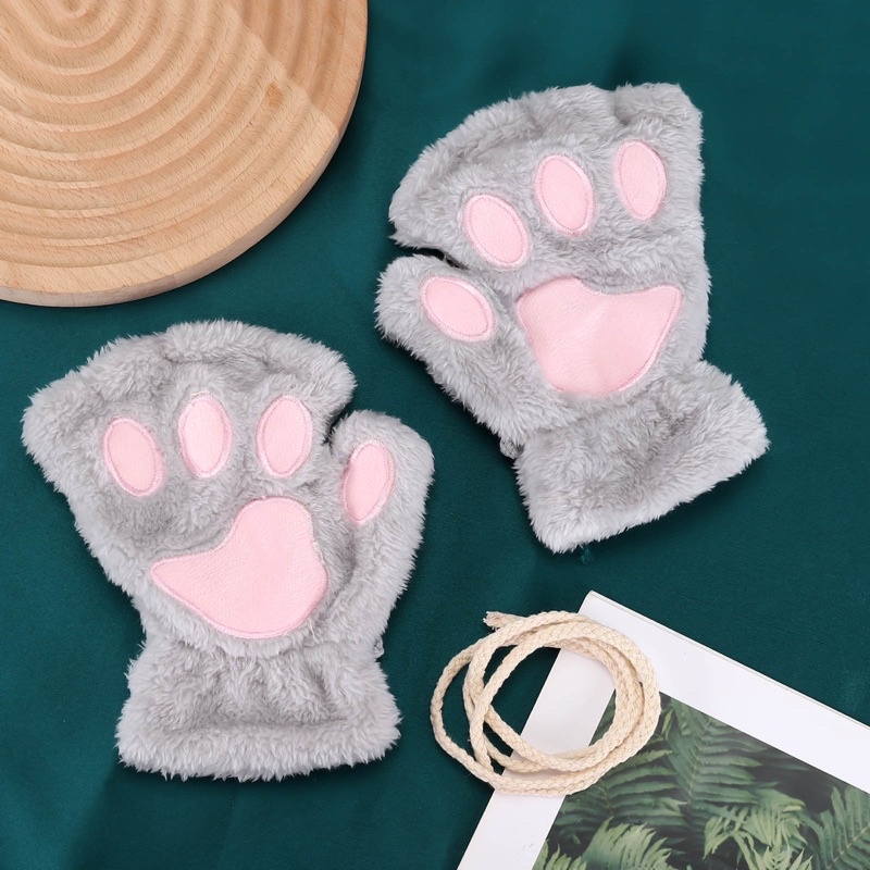 PCH PAW KUCING COSPLAY / CAT PAW / SARUNG TANGAN KUCING NEKOMIMI winter neko fingerless