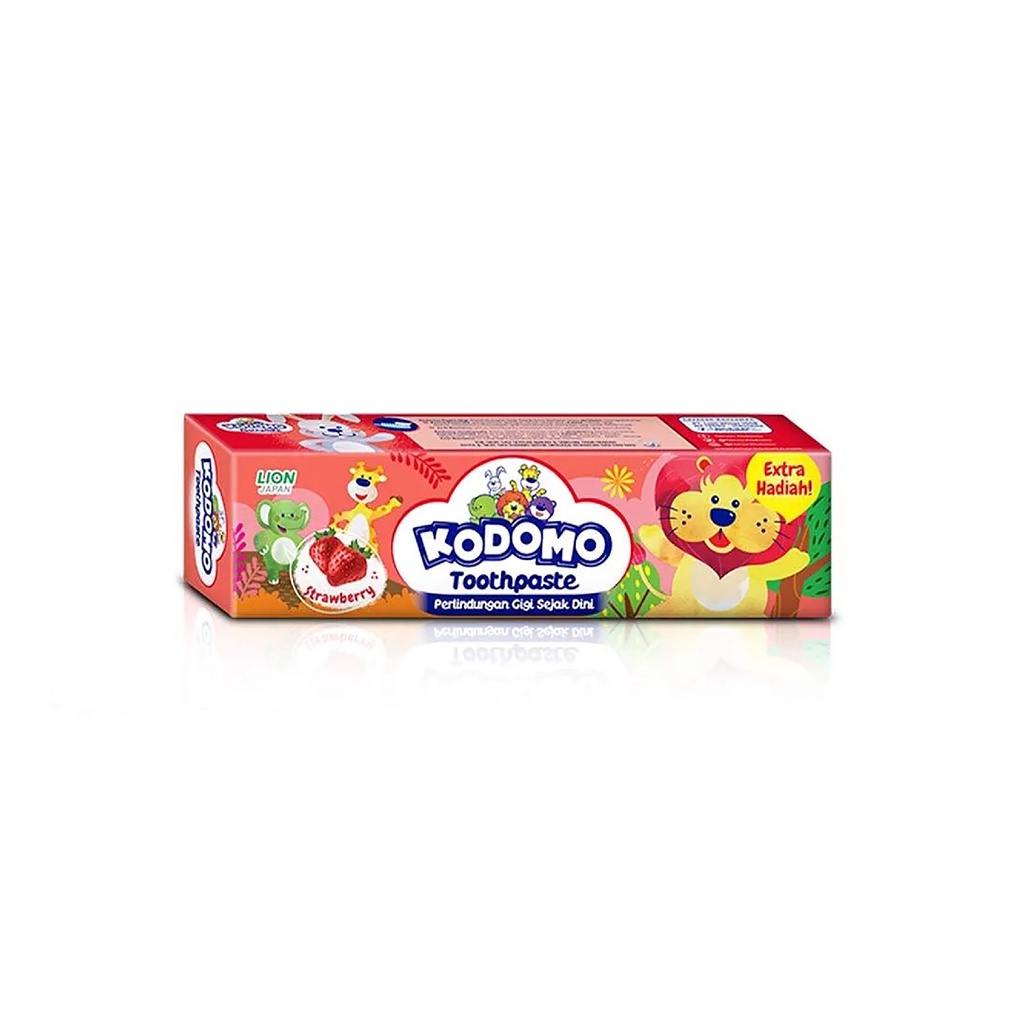 Bisa COD Kodomo Toothpaste Tube 45 gr (Orange) (Strawberry) (Melon) (Anggur)