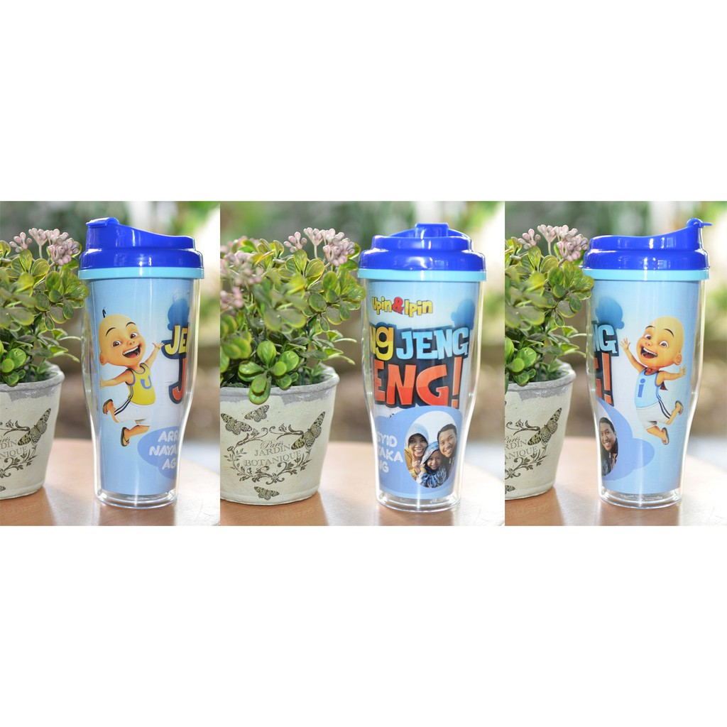 BOTOL MINUM CUSTOM / TUMBLER CUSTOM UPIN IPIN