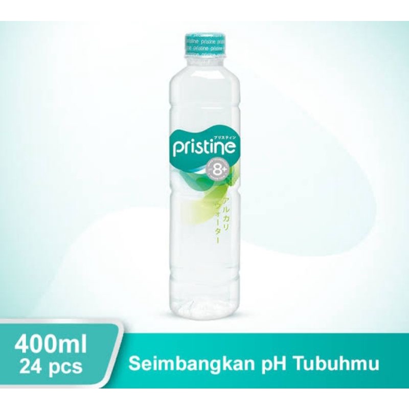 

Pristine 8+ Air Mineral Kemasan Botol 400 ml