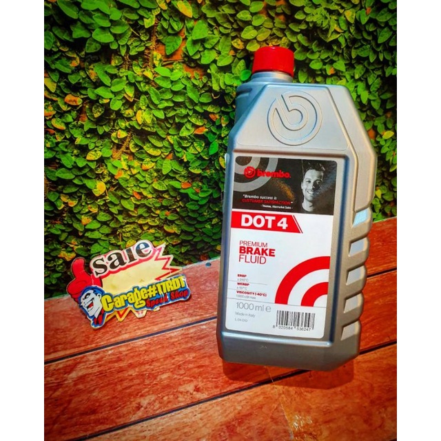 Minyak Rem Brembo Premium Brake Fluid Brembo DOT 4 1000ML For Mobil Motor Original Brembo Italy Univ