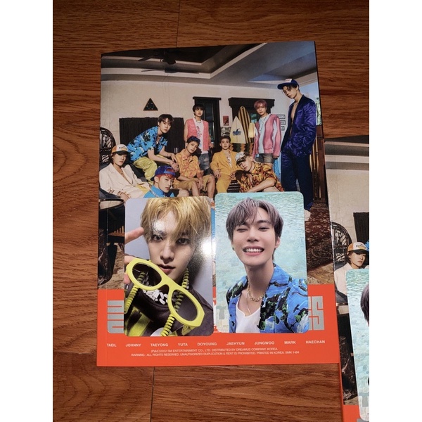 fullset only album 2 baddies nct 127 photocard pc doyoung wink yuta orange orens
