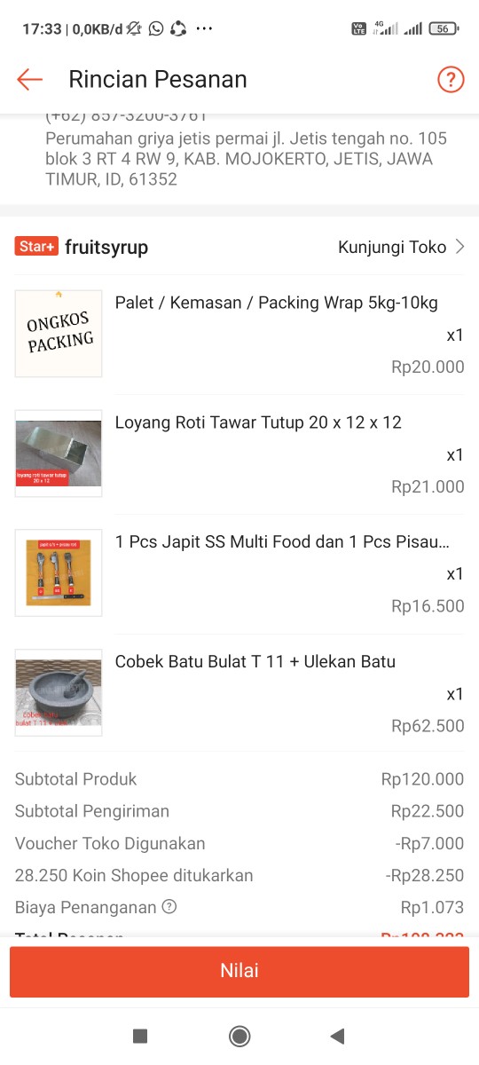 1 Pcs Japit Ss Multi Food Dan 1 Pcs Pisau Roti Serbaguna