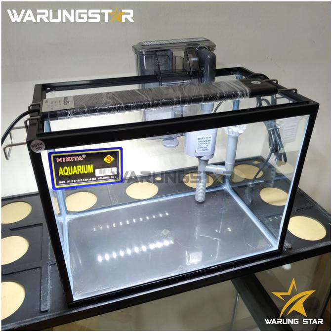 PAKET AQUARIUM FILTER GANTUNG / PAKET AQUARIUM STANDAR FILTER GANTUNG