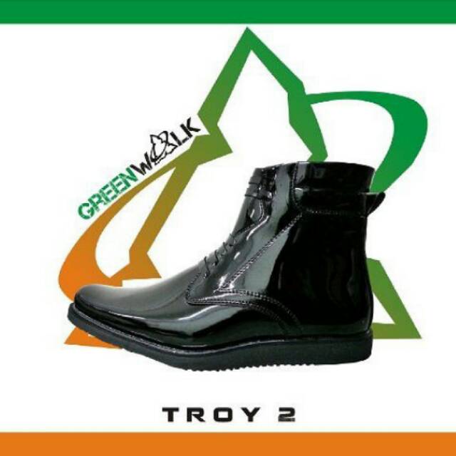 SEPATU DINAS PDH TNI POLRI PNS PRIA TROY 2 MERK GREENWALK