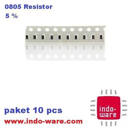 18R 18 Ohm 0805 5% Paket 10 Pcs Resistor Smd Inwer691 Murah