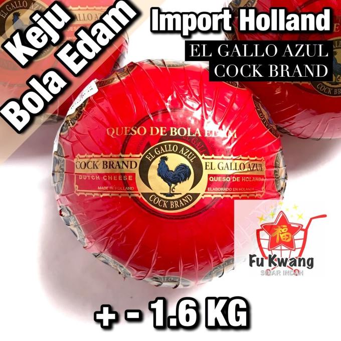 

(BISA COD) Keju Bola Edam Ayam Emas Holland KOMPLIT Kode 1065