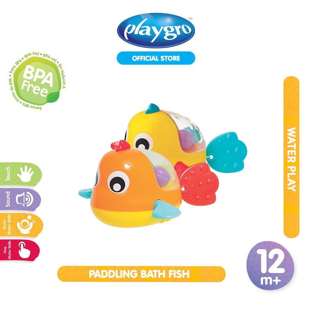 Playgro Baby Paddling Bath fish - Mainan Mandi Anak