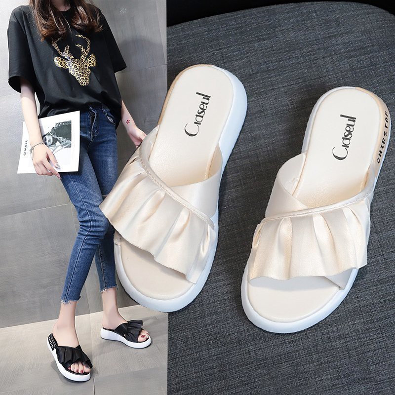 Sandal Wanita Import Ala Korean Fashion Sendal Casual Cewek Murah Kekinian SD-044