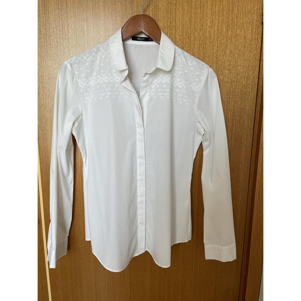 Preloved - G2000 WOMAN Kemeja Putih Wanita Bordir