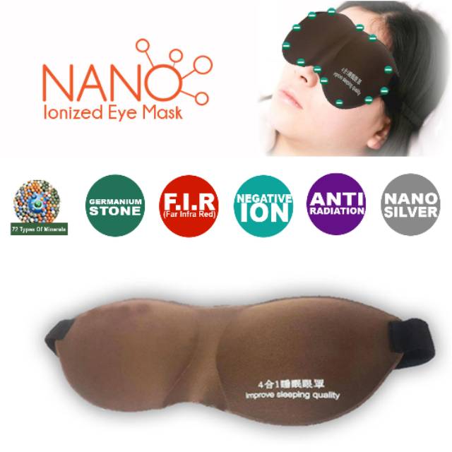 MGI IONIZED EYEMASK Penutup Mata Masker Mata