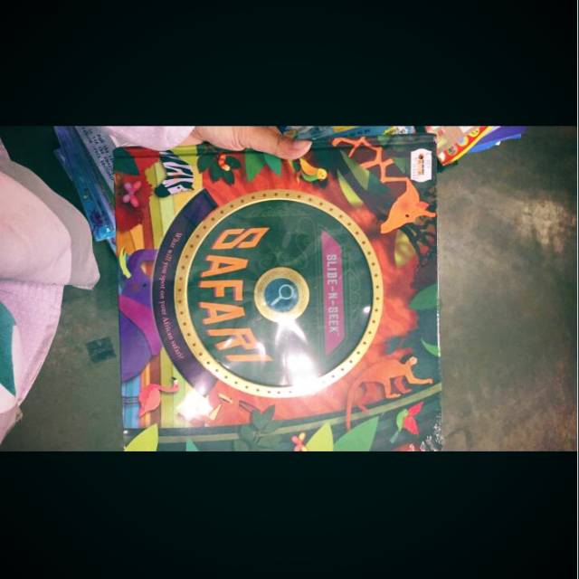 Buku anak pop up 3d safari