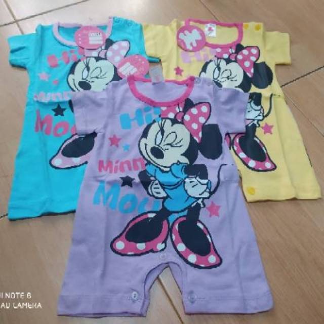 Baju Bayi jumper motif mickey All size