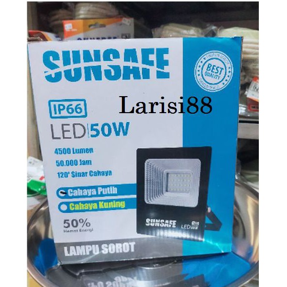 Lampu Sorot/Lampu Tembak/Flood Light LED 50Watt IP66 SUNSAFE