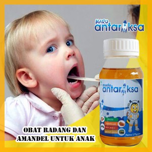 Obat Radang Tenggorokan Sariawan Anak Anak Bayi Balita Asli Madu Antariksa Shopee Indonesia