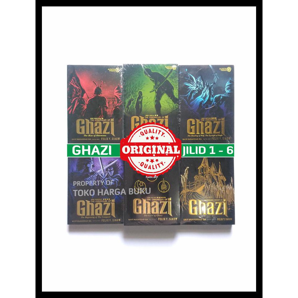 GRATIS  ORIGINAL - Paket The Chronicles Of Ghazi Seri 1 - 6 - Felix Siauw