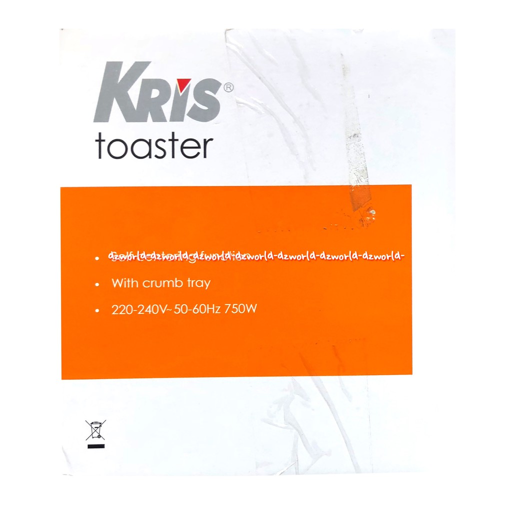 Klaz Toaster Alat Pemanggang Roti 2 Toaster 2 Lubang Pemanggang