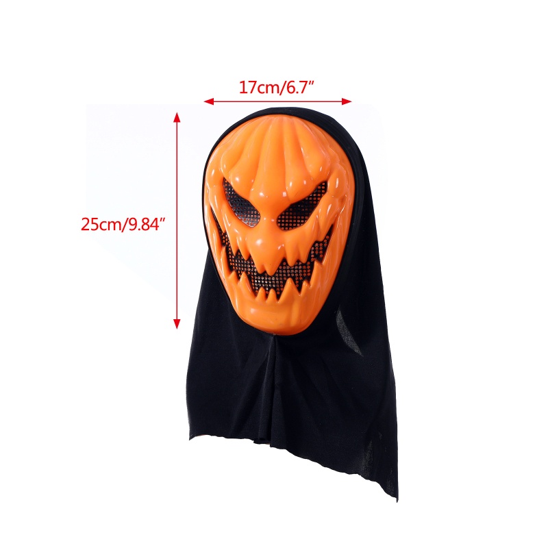 Zzz Topi Turban Model Labu Halloween Warna Oranye