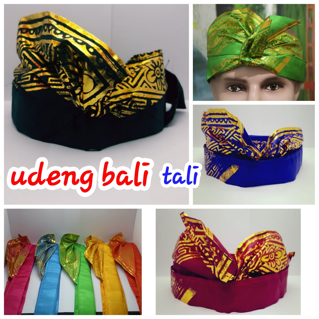 udeng bali tali iket praktis all size dewasa adat seni budaya